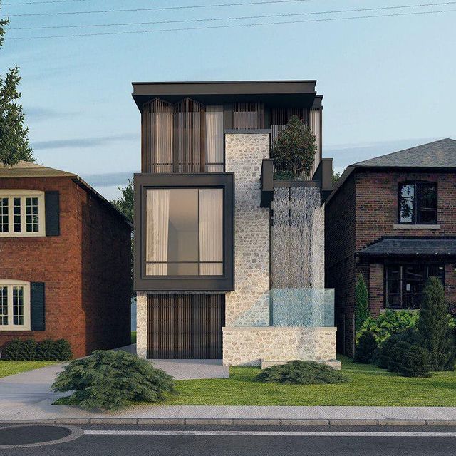 Architecture Design for a modern house in Ledbury Park, Toronto